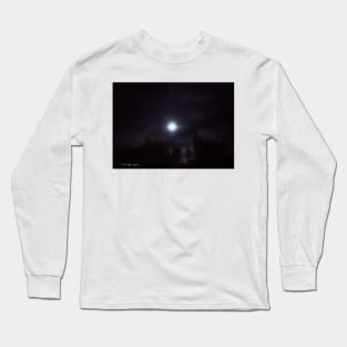 Moon Shadow - Black Long Sleeve T-Shirt